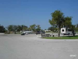 boat trailer parking at riverside park vero beach indian river county florida